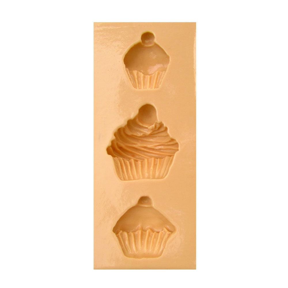 Aplique de Silicone - Cupcake I