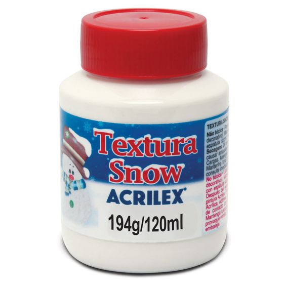 Textura Snow Acrilex 120ml Neve - 19120-845