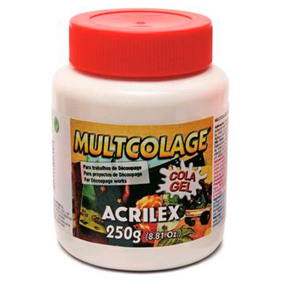 Multcolage Cola Gel Acrilex 250g - 18125 BRANCA