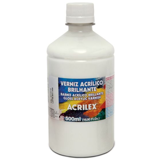 Verniz Acrílico Brilhante Acrilex 500 ml - 15050