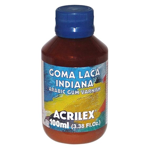 Goma Laca Acrilex Indiana 100ml - 16610