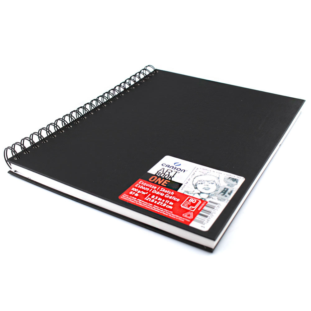 Caderno de Desenho Canson Art Book One 100g A5 100 Páginas