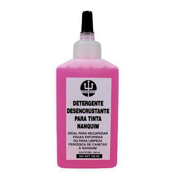 Detergente Trident Desencrustante para Tinta Nanquim 100 ml - DET