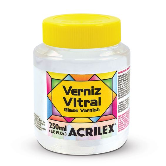 INCOLOR - Verniz Vitral Acrilex 250ml Incolor - 08125