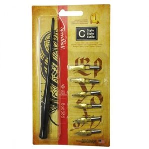 Kit Tintas para Caligrafia com Godê Speedball 12 ml – 3133 - CasaDaArte