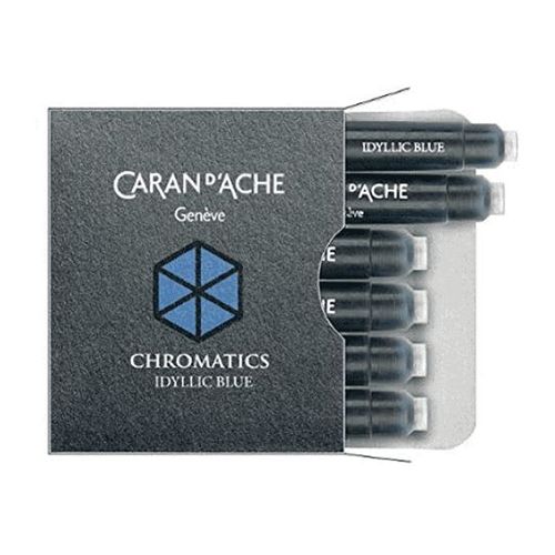 Cartucho-Para-Caneta-Tinteiro-CaranDache-Chromatics-Idyllic-Blue-8021-140