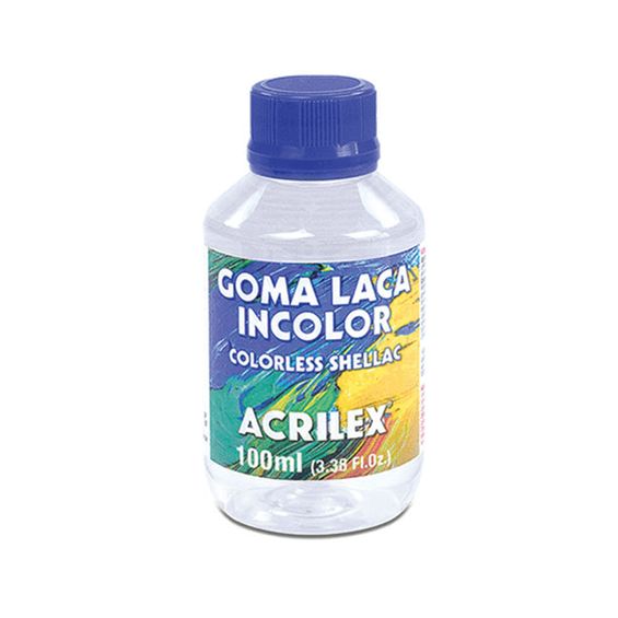 Goma Laca Incolor Acrilex 100 ml - 17110 INCOLOR