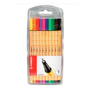 Estojo-de-Caneta-Stabilo-Point-88-Fineliner-com-10-Cores-88-10