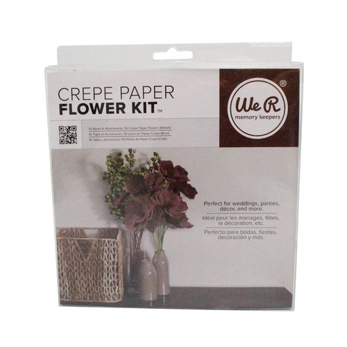 Kit-para-Fazer-Flores-Toke-e-Crie-Brown-Crepe-Paper-Flowers-WER419