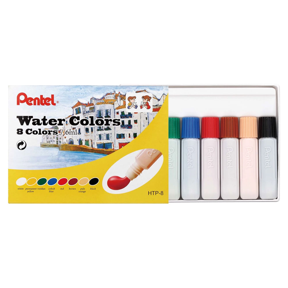 Estojo-Aquarela-Pentel-Water-Colors-8-Cores-HTP-8-3