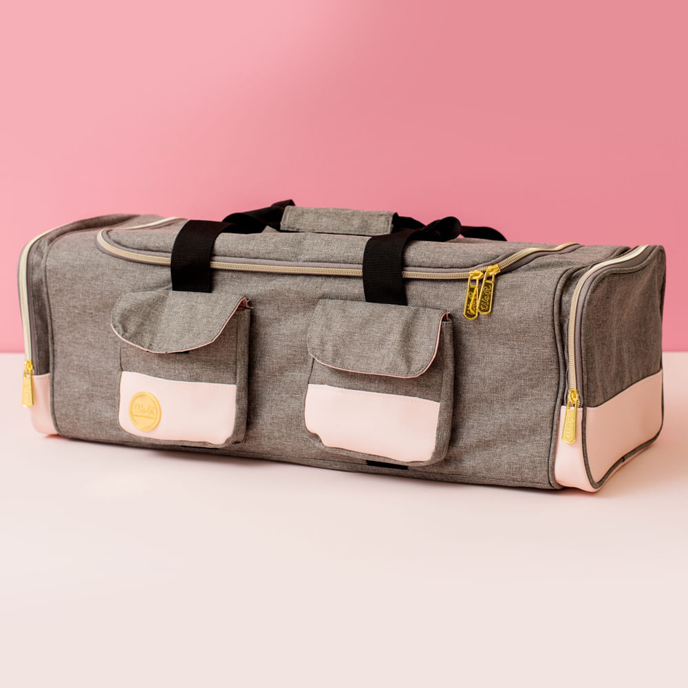 We R Memory Keepers Crafter's Machine Tote - Pink and Grey - 20565188