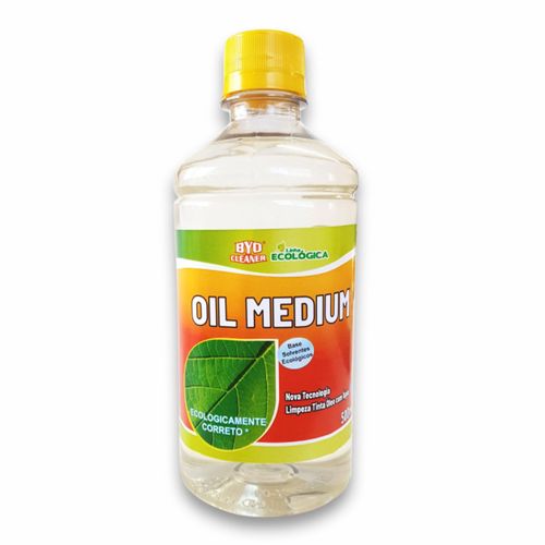 Oil-Medium-Linha-Ecologica-Byo-Cleaner---Limpeza-Tinta-Oleo-com-Agua---500ml