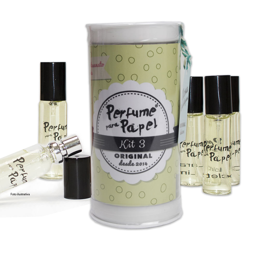 Kit Perfume para Papel Meu Devocional - 3 Aromas de 15 ml cada - Lavoro  Papéis