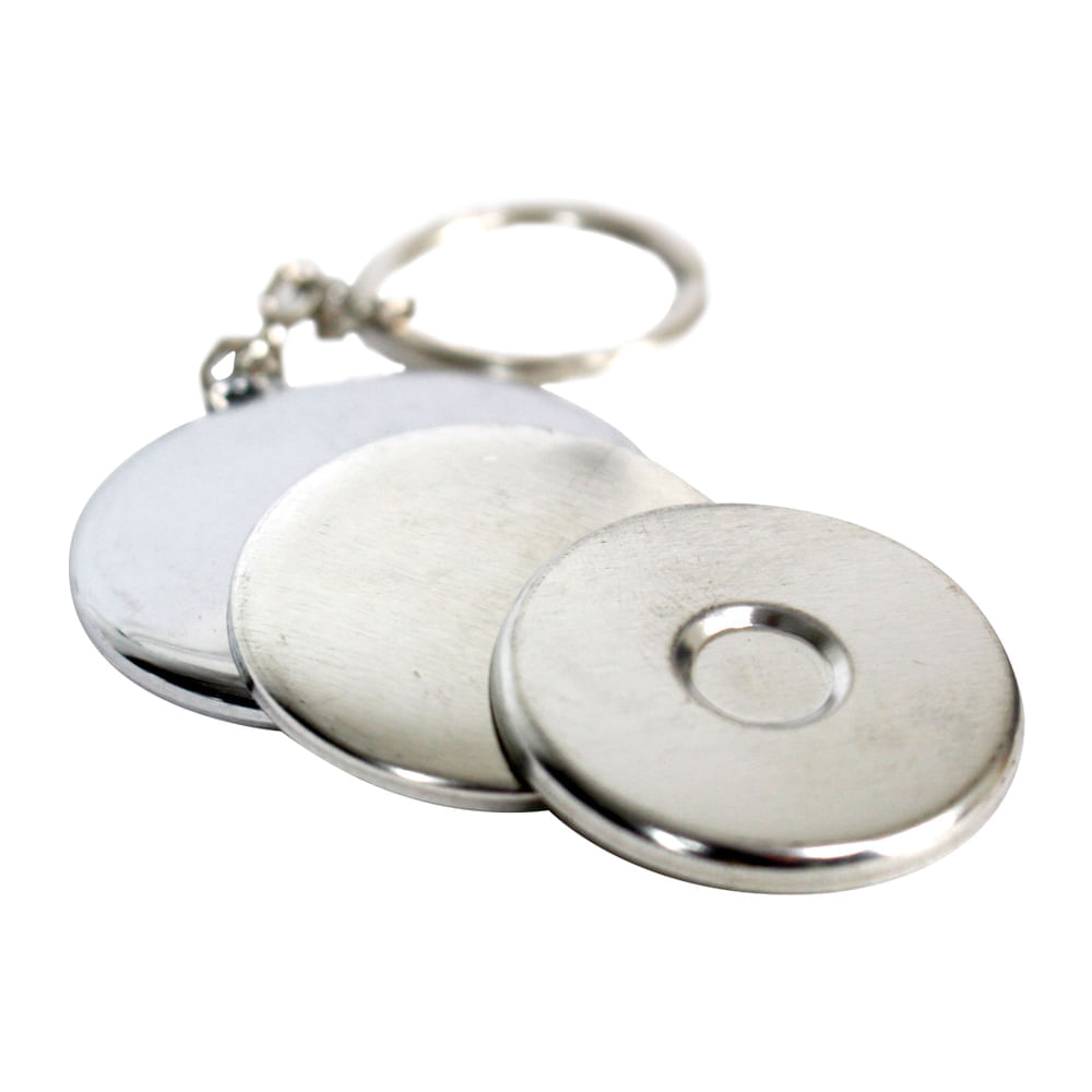 Kit Chaveiro WeR Memory Keepers Button Press Keychain Makes 15 Peças