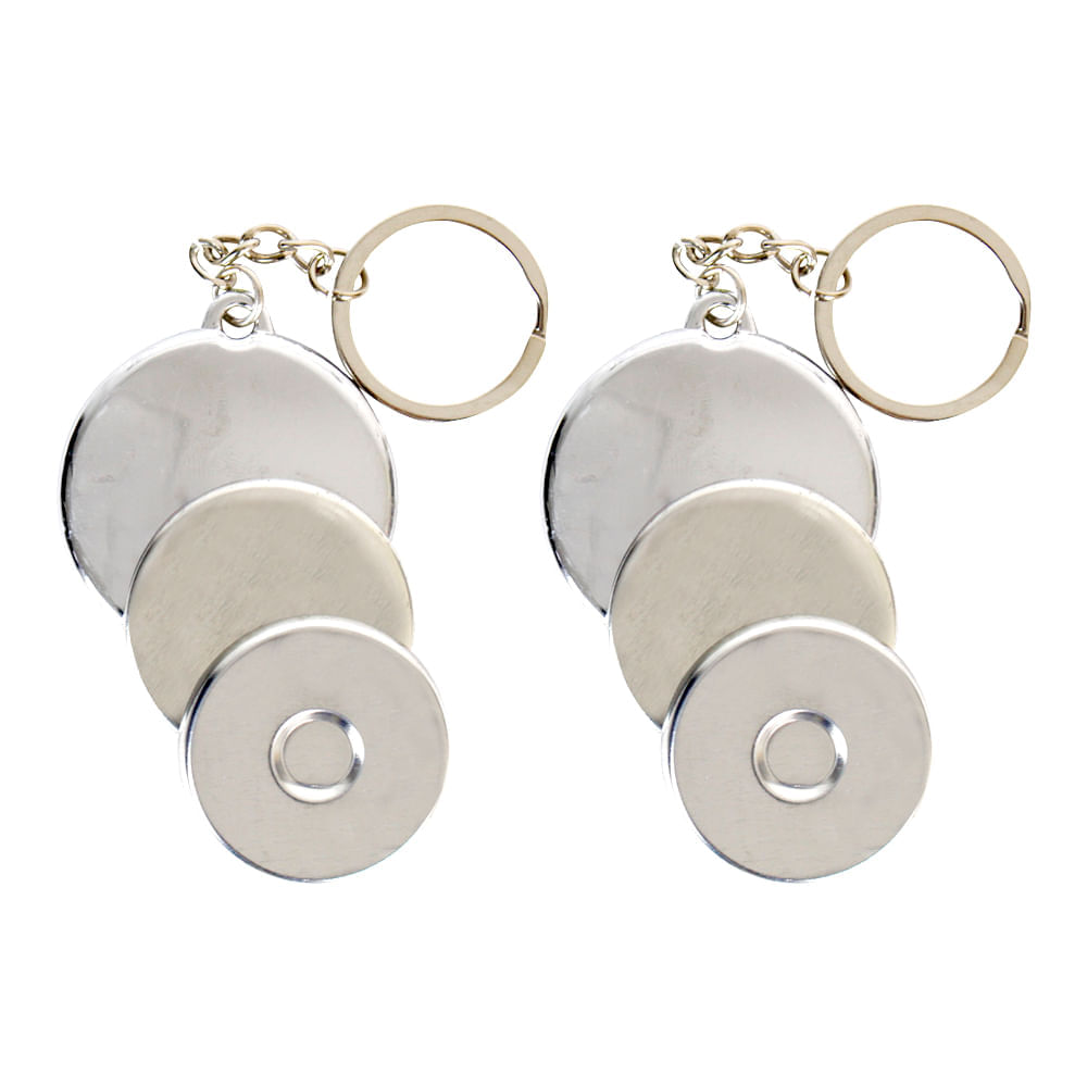 Kit Chaveiro WeR Memory Keepers Button Press Keychain Makes 15 Peças