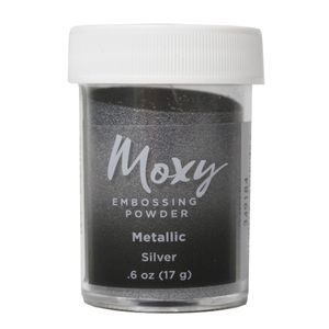 Po-para-Emboss-Moxy-Embossing-Powder-American-Craft-Metallic-Silver-349184