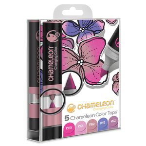 Kit-com-05-canetas-artisticas-chameleon-color-tops-tons-florais-CT4512-153790