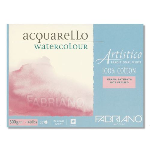 Bloco-Aquarello-Watercolour-Grana-Satinata-Fabriano-Traditional-White-26x36cm-300g-20-Folhas–19100561