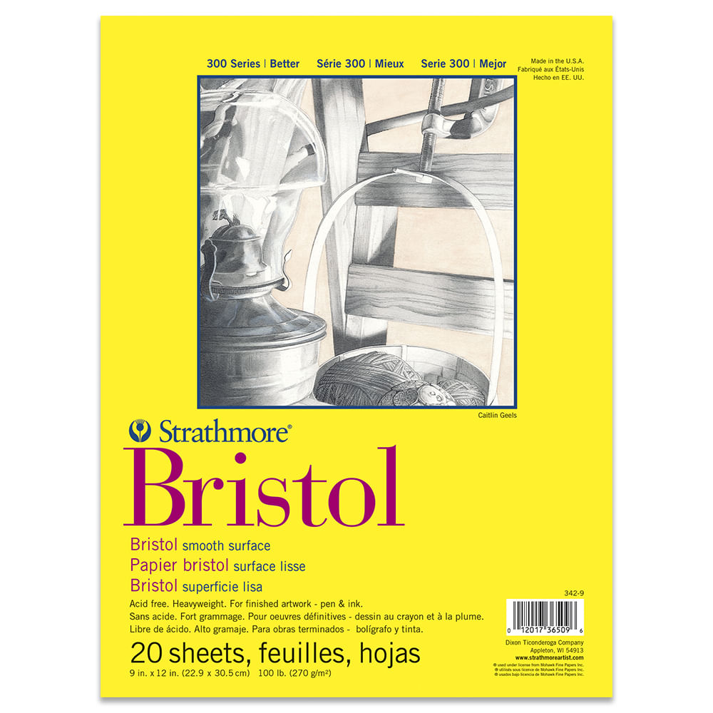 Canson bloc de dessin Bristol, ft 29,7 x 42 cm (A3)