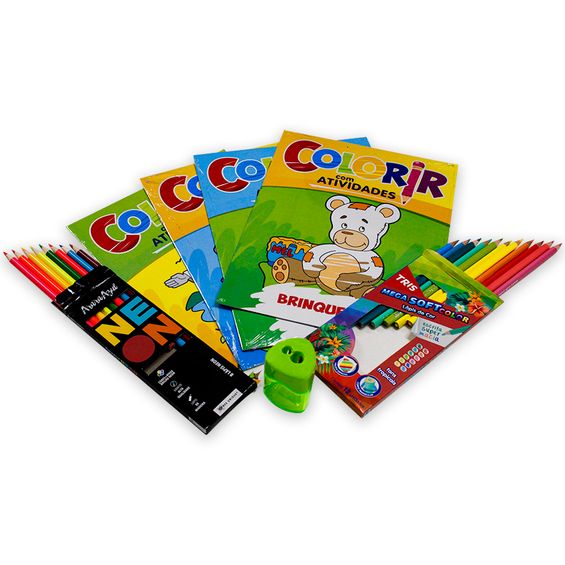 Kit 10 Desenhos para Colorir, Item Infantil Nunca Usado 78407831