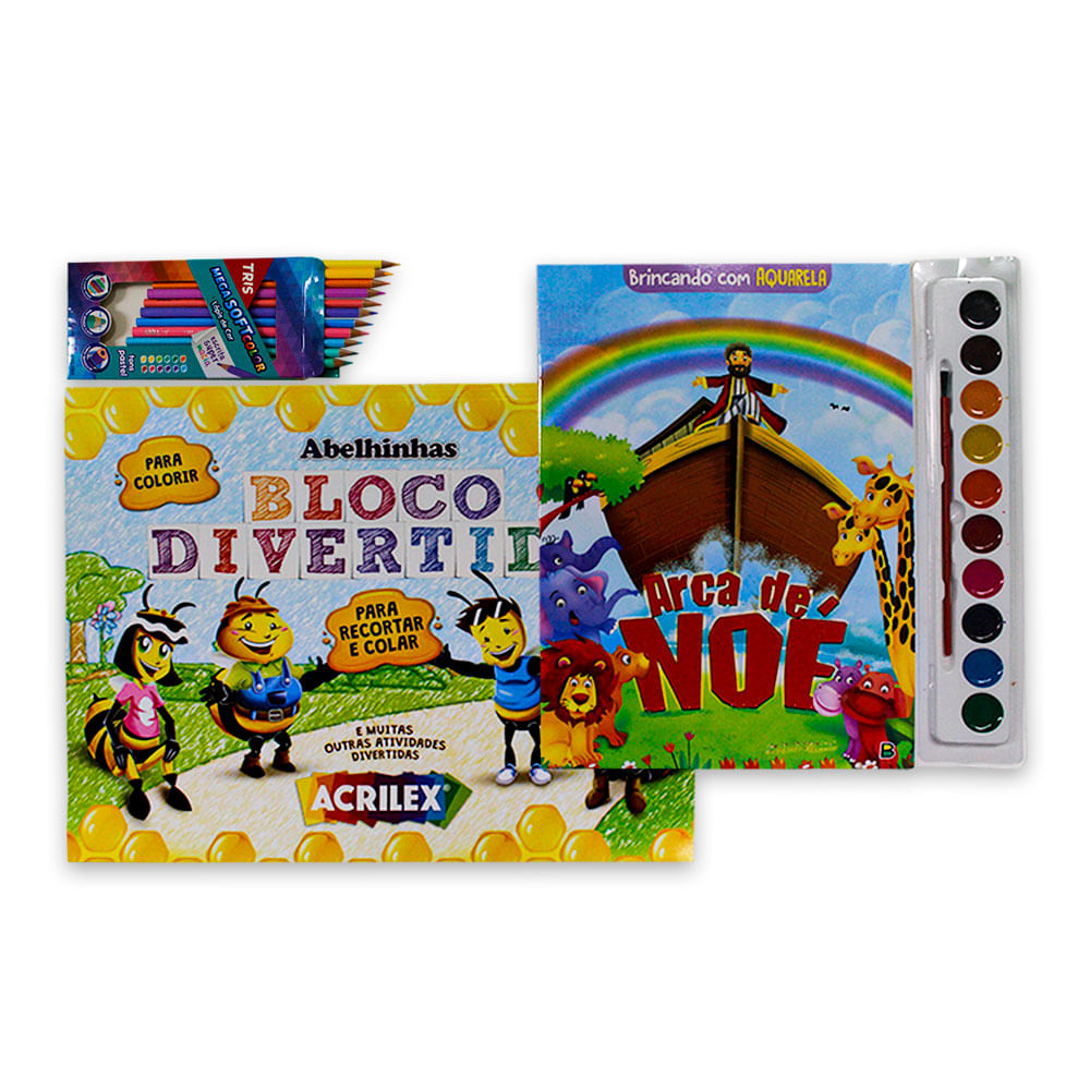 Atividade Infantil Divertido Colorir, Pintar E Jogo Memoria