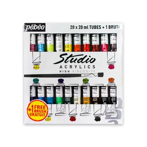 Estojo-de-Tinta-Acrilica-Pebeo-20-Tubos-Com-20ml-com-1-Pincel-833431-2