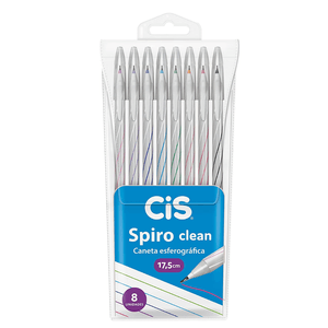 caneta-esferografica-Cis-Spiro-Clean-com-8-unidades-sortidas-5206343_1