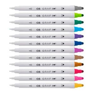Caneta_Marcador_Graf_Dot_Cis_12_cores_1