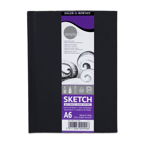 Caderno Sketch Daler Rowney Simply A6 54 Folhas - 482154600