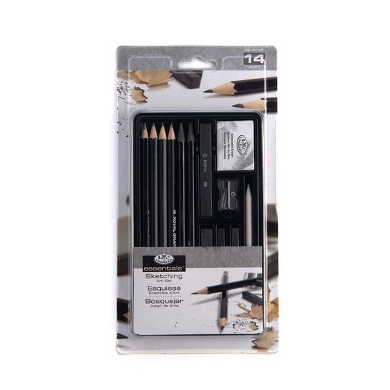 Lápis para Desenho Essentials Royal & Langnickel com 14 Unidades - Rset-art2507