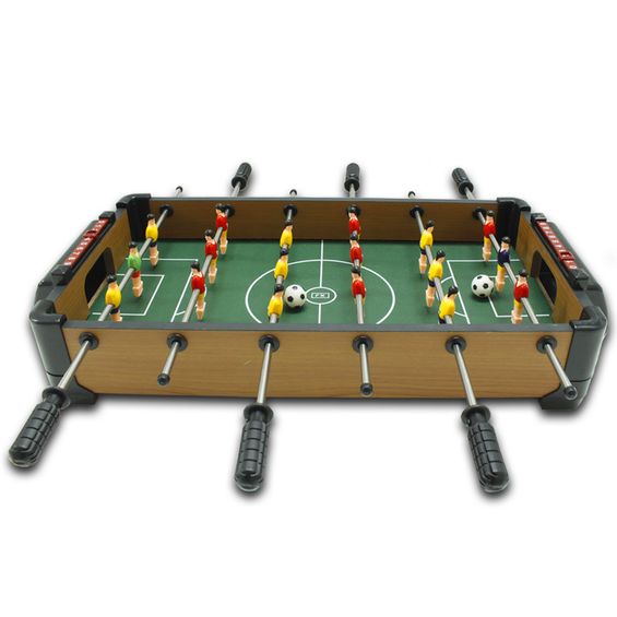 Mini Mesa de Jogo de Futebol de Madeira 50 x 25cm - XJ6065