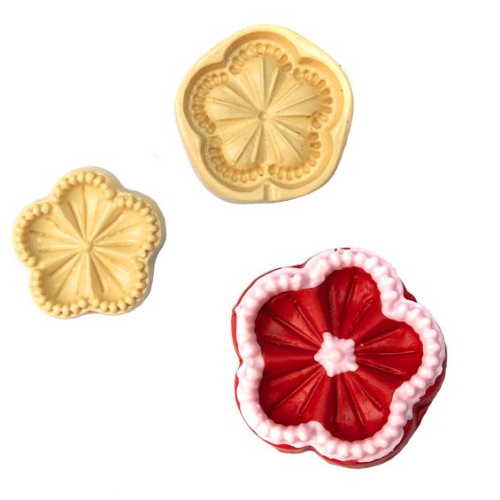 Molde de Silicone para Biscuit Casa da Arte - Modelo: Marcador Rosa Caroline 1467
