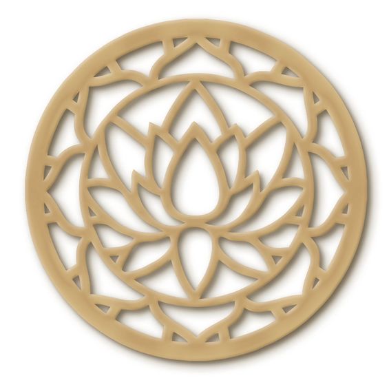 Mandala em MDF com Recorte a Laser Momento Divertido Flor de Lotus 10 X 10 Cm - 2259MDF10
