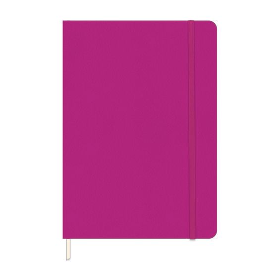 Caderno Capa Dura Medio Tilibra Cambridge Pink com Pauta 80 Folhas - 33996