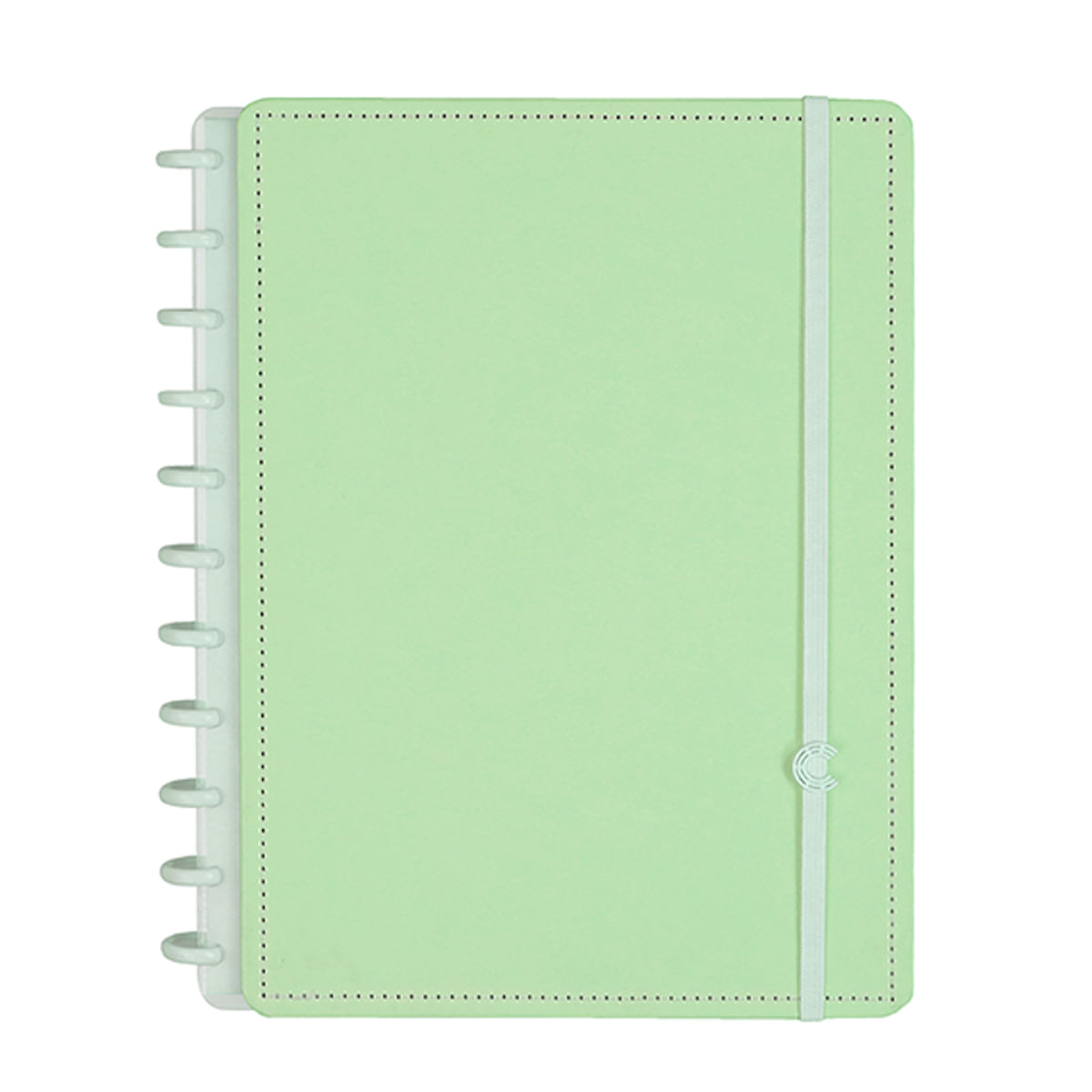 Kit Material Escolar C/ Caderno Inteligente Verde Pastel- Caderno  inteligente