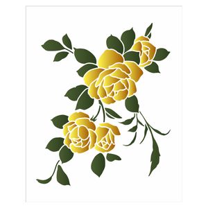 Stencil-de-Acetato-Opa-3392-Flor-Rosas-2-20-X-25cm-185164