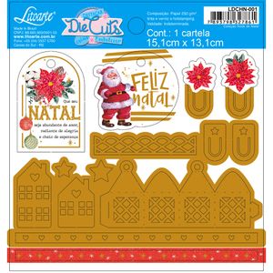 Kit 100 adesivo Feliz Natal 3, 5 cm frete gratis