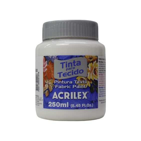 Tinta para Tecido Fosca Acrilex Cores Frias 250 ml - 04125 CLAREADOR - 500