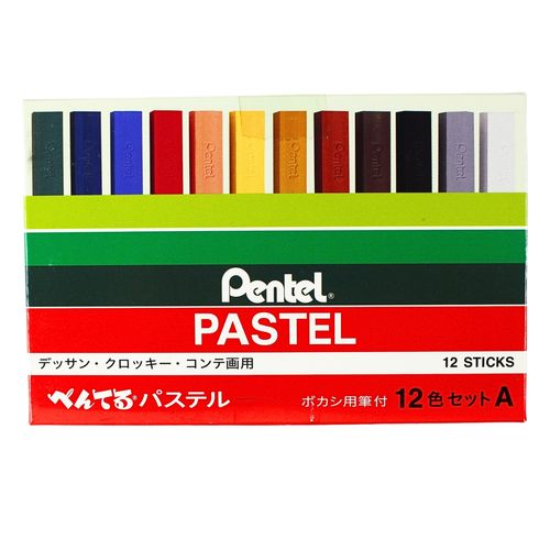 1-13935-giz-pastel-seco-12-cores-Pentel