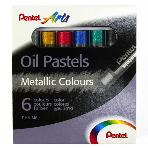 1-185938-giz-pastel-oleoso-metallic-colours-6-cores-Pentel