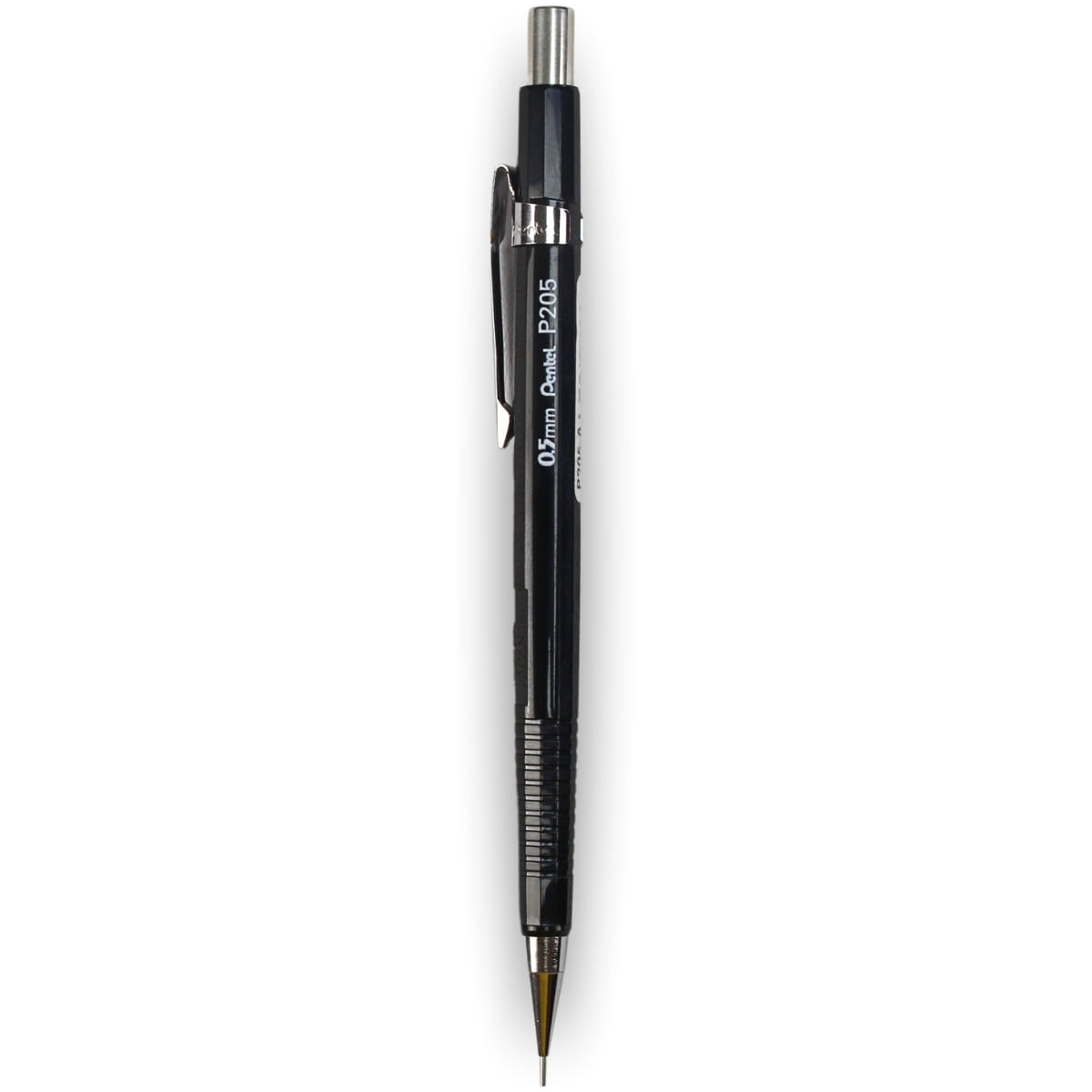 1-14010-lapiseira-sharp-P205-APB-tradicional-05mm-preto-Pentel