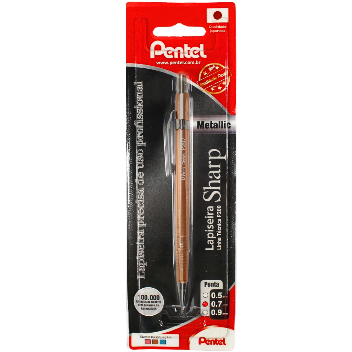 1-179738-lapiseira-sharp-P200-07mm-cobre-metal-Pentel