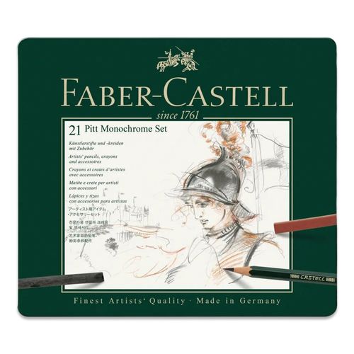 1-Lapis-Monocromatico-Faber-Castell-Estojo-Metalico-com-21-Pecas-138503
