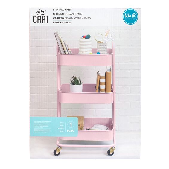 1-Carrinho-Organizador-Rose-Pink-Rodinha-Metal-Cestos-Grade